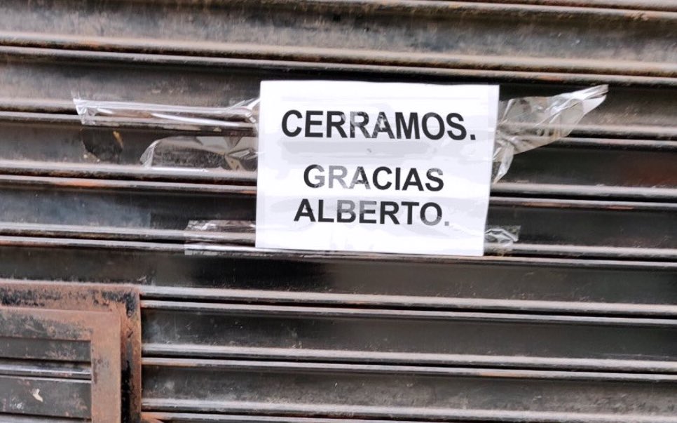 maquialifraco's tweet image. “Cerramos. Gracias Alberto”