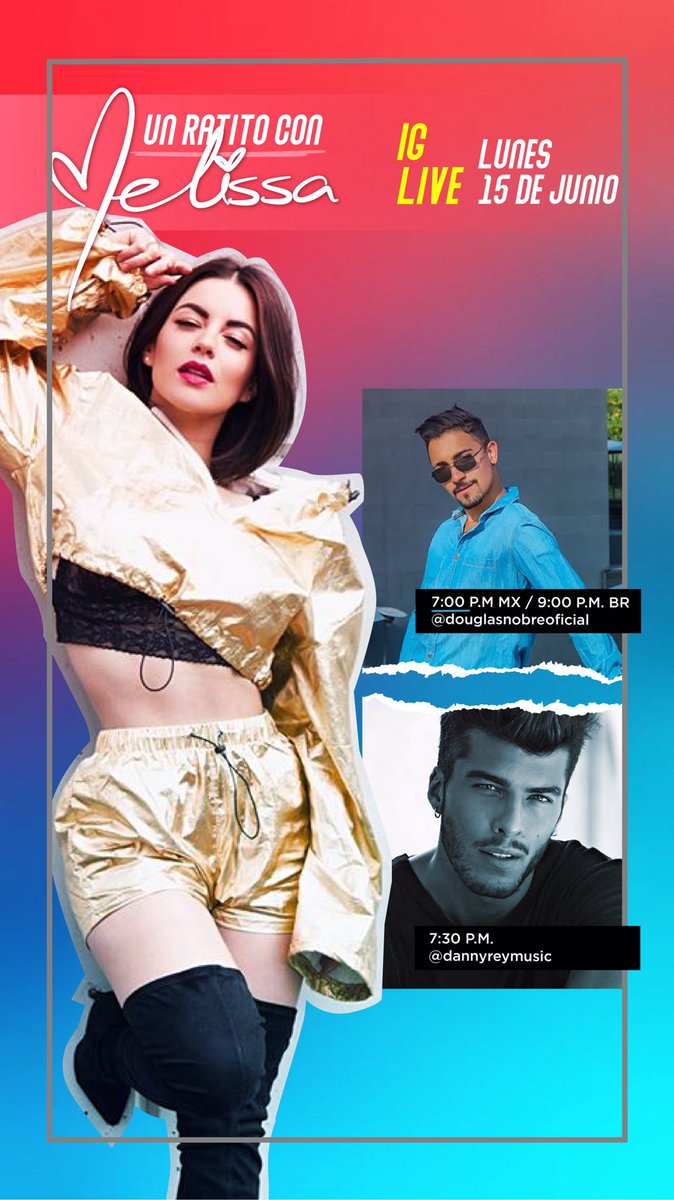 melissagalindoo's tweet photo. #UnRatitoConMelissa mañana plática con @DouglasNobreOf y @dannyreymusic a partir de las 7:00 p.m. por IG LIVE 😍💜 https://t.co/N96m7JrdiU