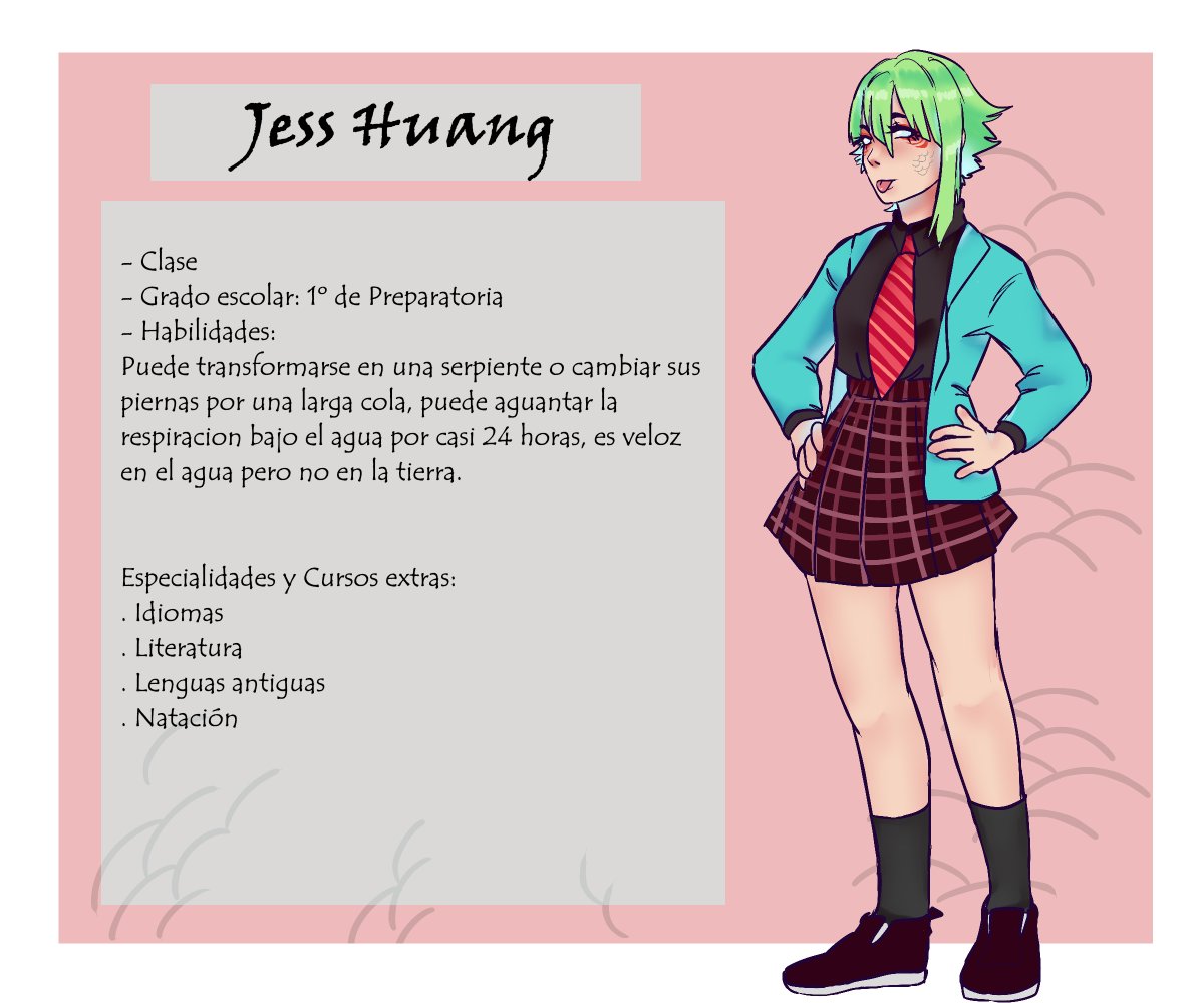 bonniem_x2's tweet photo. #ArcadiaCollege #TwitterMagicCollege #ParadiseMagia
Nunca subí la ficha de Jess, bueno, mejor tarde que nunca bb :3 💜 https://t.co/m2n1Wdyfm8