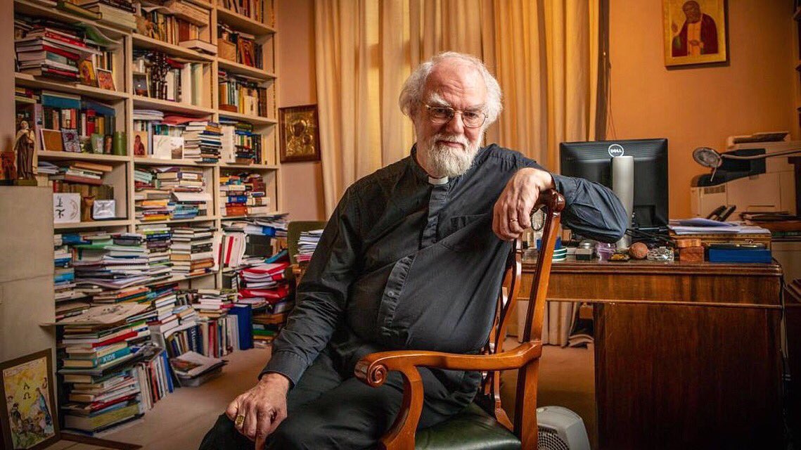 Happy 70th birthday to the 104th Archbishop of Canterbury and my episcopal visitor, Rowan Williams      . 