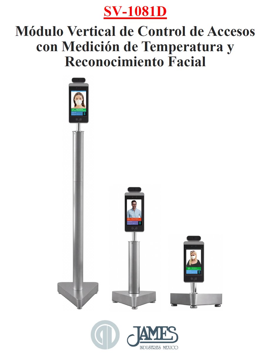 JamesIndMex's tweet photo. Procesa la reapertura de tus establecimientos en total control y seguridad para tus clientes y empleados, con tu proveedor de confianza: James Industries México!!! https://t.co/X6nIWzyb2T