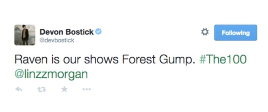 devon called raven the show's "forest gump". he deleted it but bob defended him and was rude, ignorant and condescending to the fans who tried educating him. he never apologized for his ableism.  https://leepacey.tumblr.com/post/105163394638/i-keep-seeing-stuff-about-devon-being-sexist-and