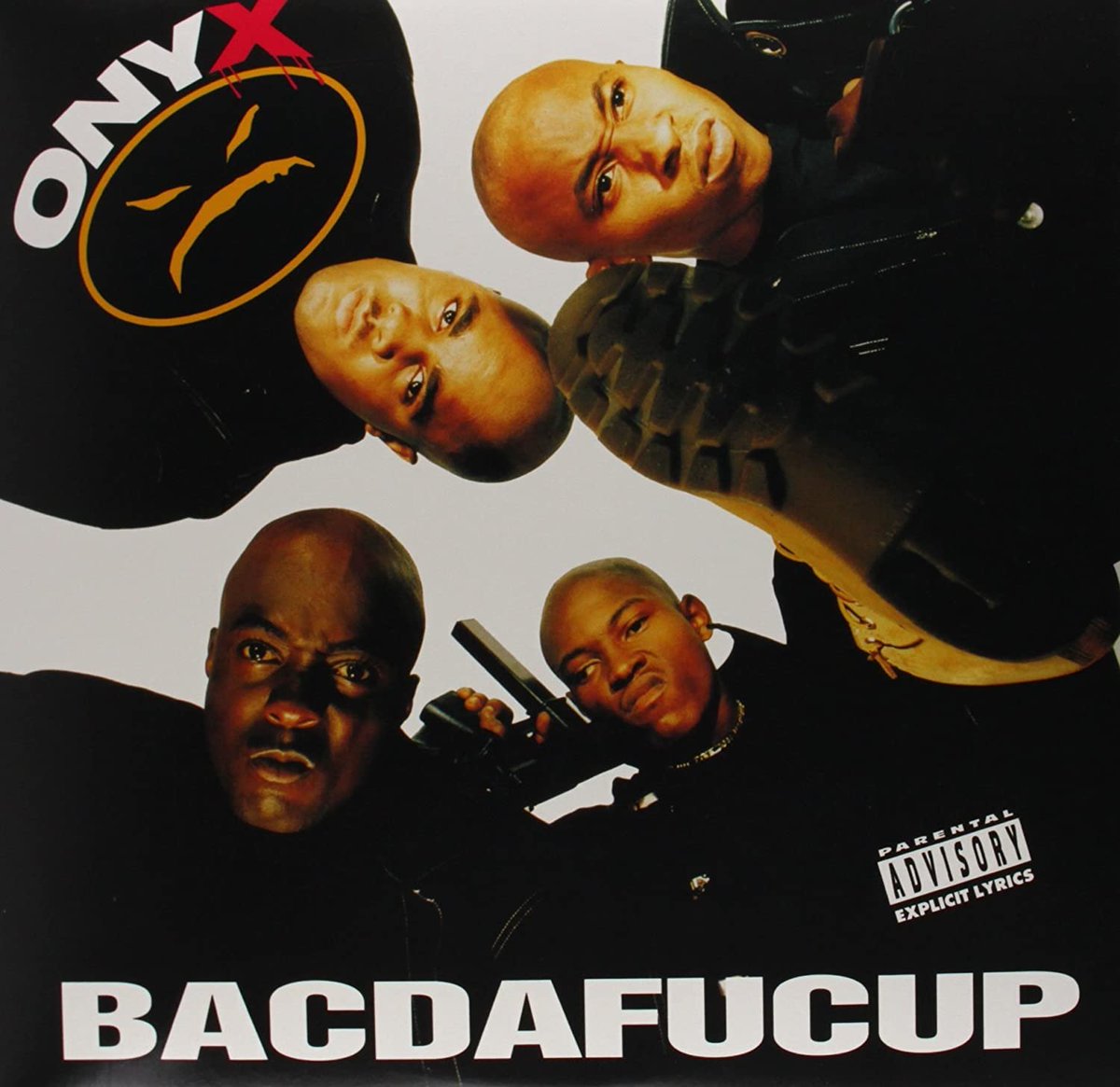 BoomBapPod's tweet photo. En la #raprecommendations de hoy @HipHopDiehard nos trae a unos de los grupos más hardcore de la historia, los más duros de NY. Onyx y su álbum debut 'Bacdafucup' lanzado en 1993, producido por Jam Master Jay, Chyskillz, Kool Tee y Jeff Harris. https://t.co/E7gbP9MVwa