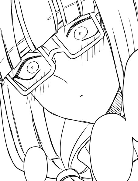 少女漫画を描いている…… 