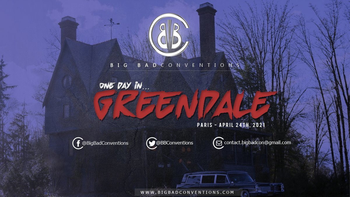 FrConventions's tweet photo. La nouvelle date du #OneDayInGreendale est le samedi 24 avril 2021 https://t.co/JhzHaVlP4B