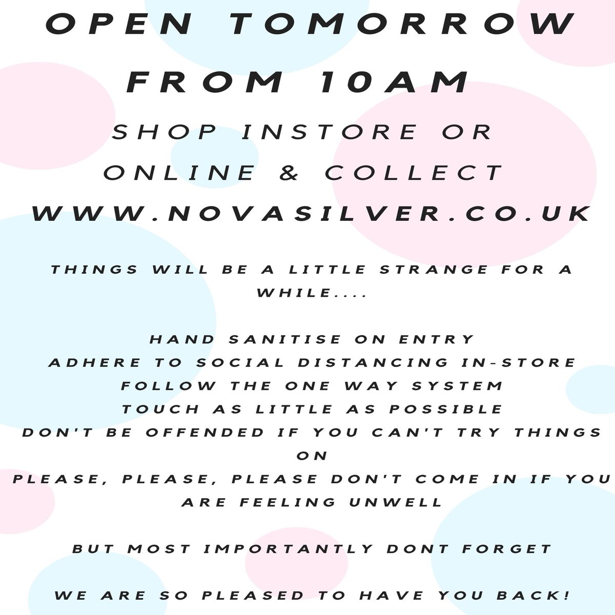 Nova_Silver's tweet photo. πππ SEE YOU ALL TOMORROW πππ
#supportsmall #standwithsmall #shopsmall #supportnorwich #supportnorfolk #whereyoushopmatters #useusorloseus #positivevibes #bekind #lifeinafinecity #thisisnorwich #visitnorwich #independentshop #shopsmallbusiness #shopsmalluk #positivethoughts https://t.co/qjXRqlLDjq