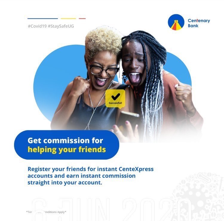 Lcmuha's tweet image. When you register your friends for a #CenteXpress account, you earn commission straight to your account.