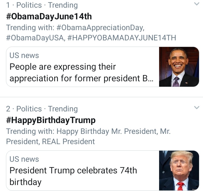 starwarsdcfan's tweet image. Better than you in every way @realdonaldtrump! #ObamaIsBetterAtEverything #ObamaDayJune14th #NationalObamaDay
