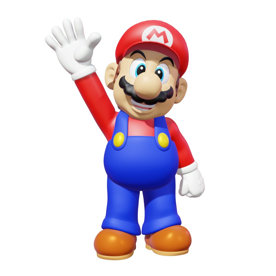 TheBoofster's tweet photo. N64 Era Mario (based on promotional material) model release for Blender 2.83 please give credit when using :)
https://t.co/g8PfpH898H https://t.co/DsYWJxKmlA