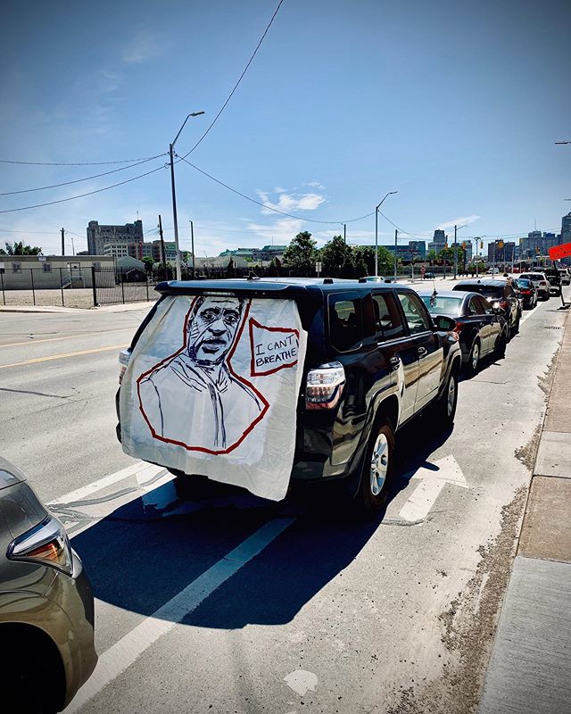 wayoutweird's tweet photo. No excuses. Now is NOT the time to stay silent. Black Live Matter. #blmdetroitcruise #berniesfirstprotest https://t.co/bu1BCcFRFG