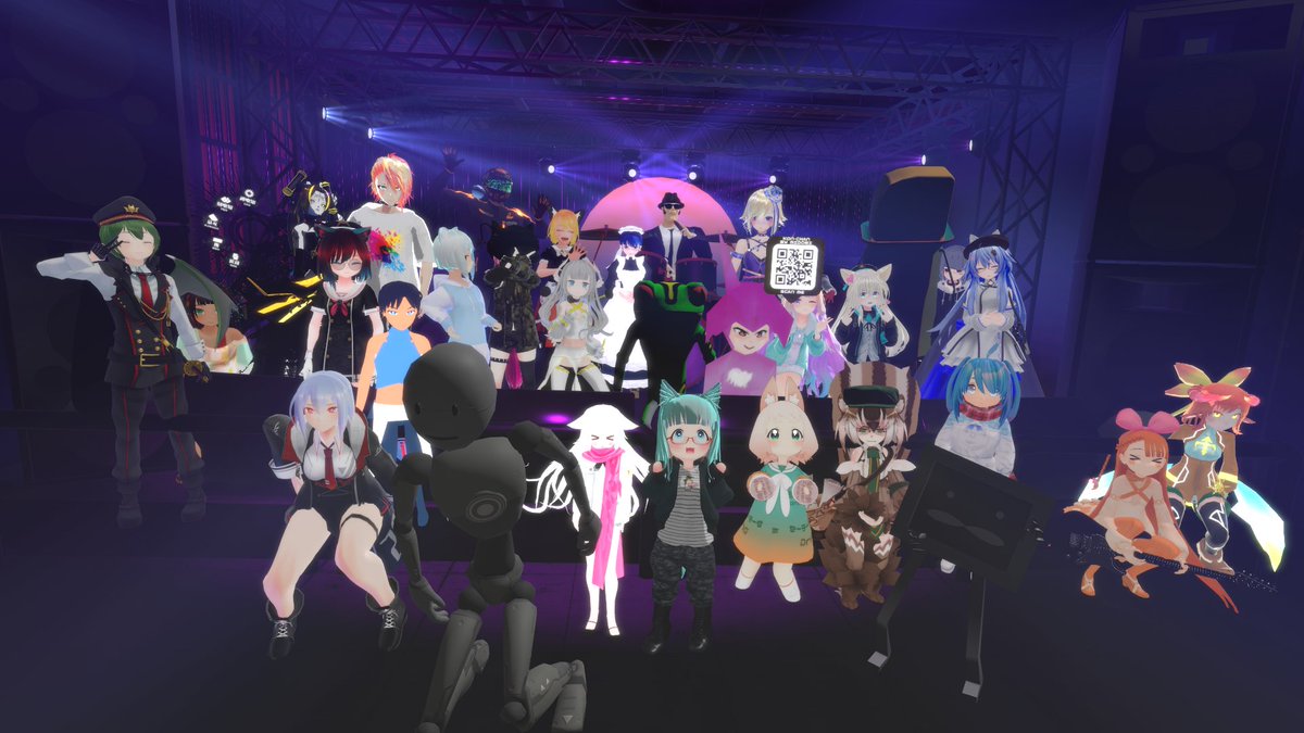 yamada_is_aniki's tweet photo. #VR音楽のススメ　二日間ありがとうございました～～～～～～～～～これもすべて #盛夏音祭 のため…！とまでは言いませんが、VRCの音楽の世界が少しでも盛り上がる一助になれれば幸いです!!!! https://t.co/l1ht7MSLW6