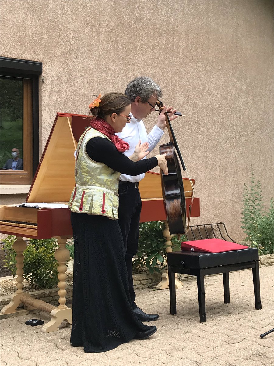 JLBOHL's tweet photo. La musique vivante reprend elle aussi ses droits avec le Concert Lorrain d’Anne-Catherine Bucher et Stephan Schultz dans Bach, Scarlatti, Telemann,  au jardin à Lessy @MetzMetropole https://t.co/OJ0feeqjnu