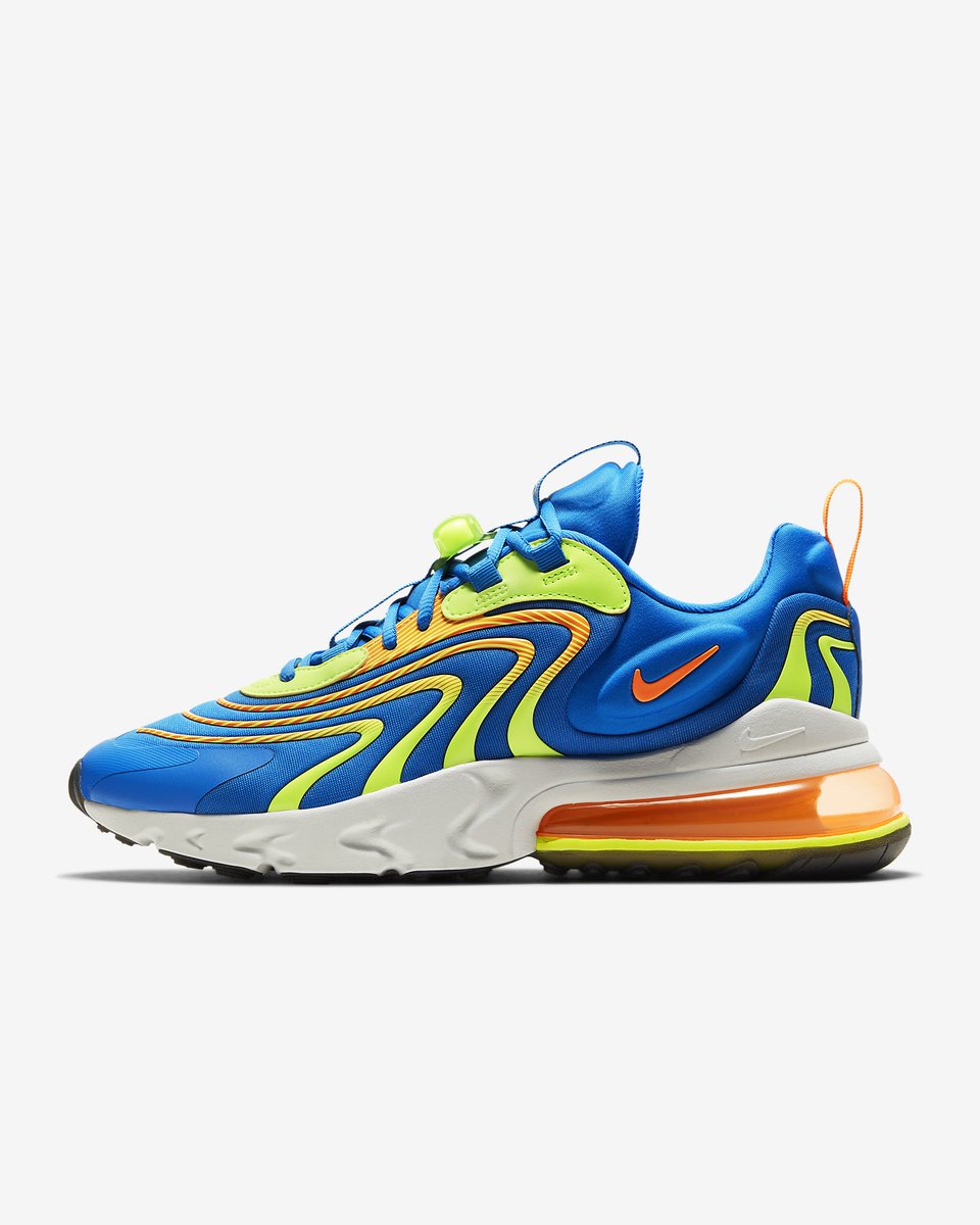 SOLELINKS's tweet image. Ad: Nike Air Max 270 React ENG 'Soar/Volt' on sale for $92.97 + FREE shipping =&amp;gt; bit.ly/2HyHRp7