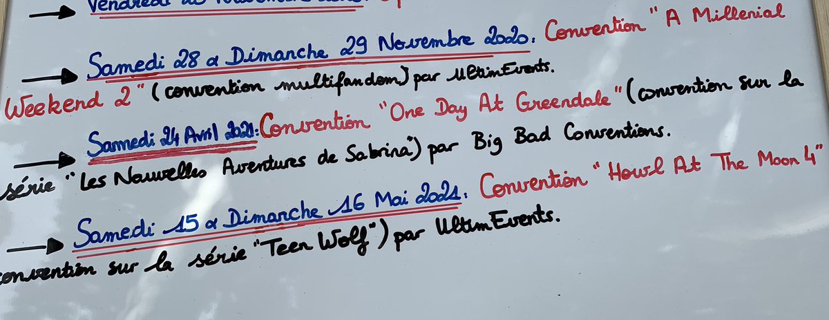 nicomavaro's tweet photo. Bon, c’est pas droit DU TOUT 😭 mais voici les trois conventions auxquelles je participe l’année prochaine : la #AMW2 et la #HATM4 de @ultimeventz & la #ODAG de @BBConventions 🥺
Trop hâte ❤️ https://t.co/YAWSaCMVg3