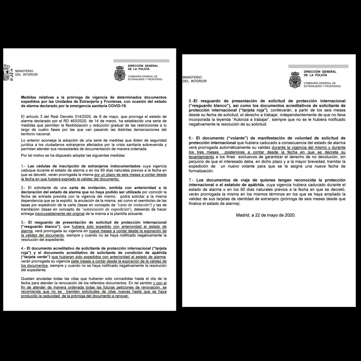 vzlanosconasilo's tweet photo. Desconocimiento de la @InformacionDGT @DGTes sobre la nueva instrucción sobre la prórroga de documentos de solicitantes de protección internacional para los canjes de licencia venezolana @interiorgob ni explicándoles que esta en la página https://t.co/vnXQ9YKkg8 de la @policia https://t.co/iBgjOeQo6R