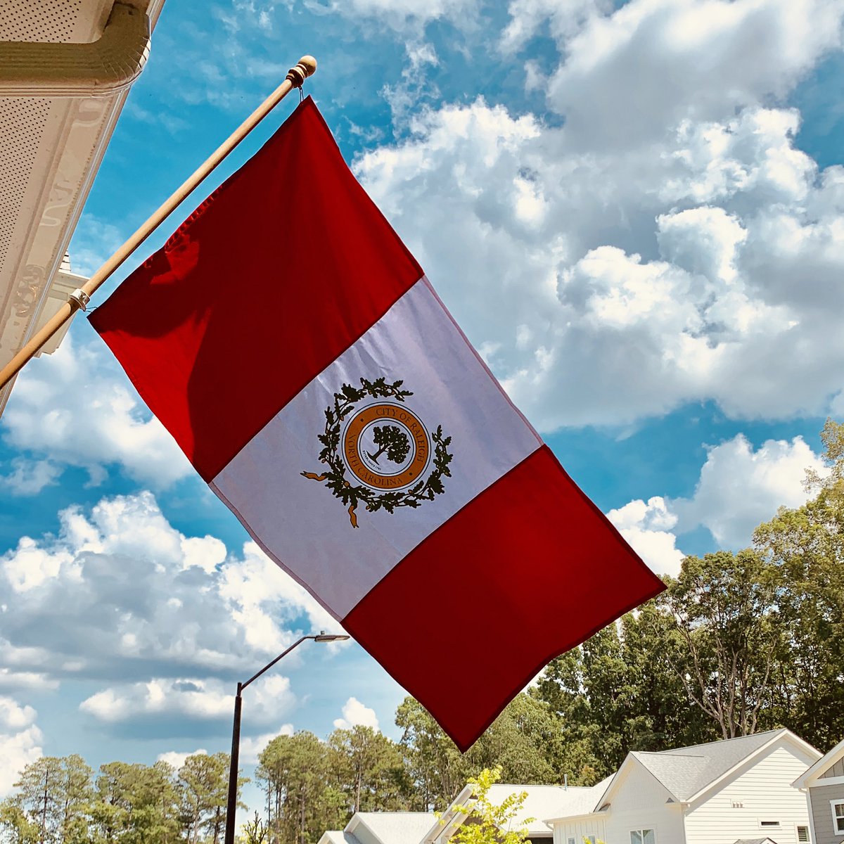 CivicFlags's tweet photo. Happy Flag Day Raleigh!  Are you flying local today? https://t.co/3uQRq5zru2