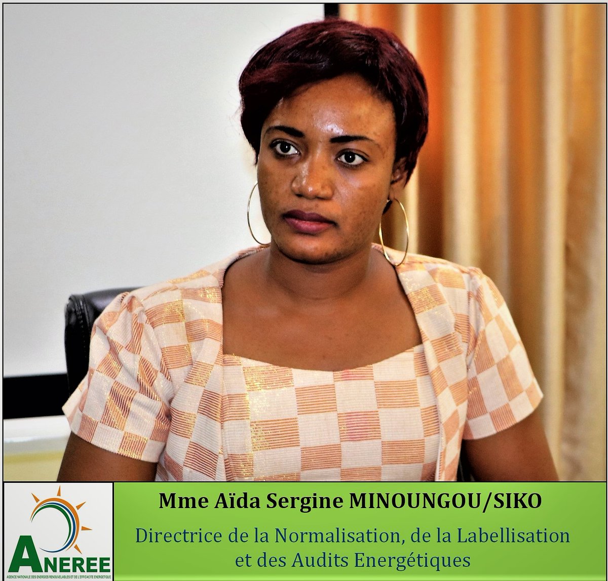 Compétences à l'ANEREE : Biographie Express de Mme Aïda Sergine MINOUNGOU/SIKO : Directrice de la Normalisation, de la Labellisation et des Audits énergétiques depuis le 26 Février 2020.
👉👉👉aneree.bf/blog/2020/06/1…