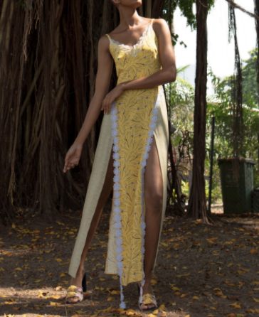 InsecureOutfits's tweet photo. Issa is wearing the Yellow Floral LAce Dress from the SS 2019 Collection by Lisa Folawiyo #InsecureHBO #InsecureHBOOutfits https://t.co/Sa0Am8MucR