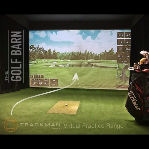 Get dialled in before your round using the #trackmangolf virtual target practice feature 🎯🏌️‍♂️💯                      #indoorgolfsimulator #golfsim #virtualgolf #golfcourse #drivingrange⛳️ #titleist #golf #golfswing #anythinggolf #golflife #golfstagram #golfmates #golfgeeks