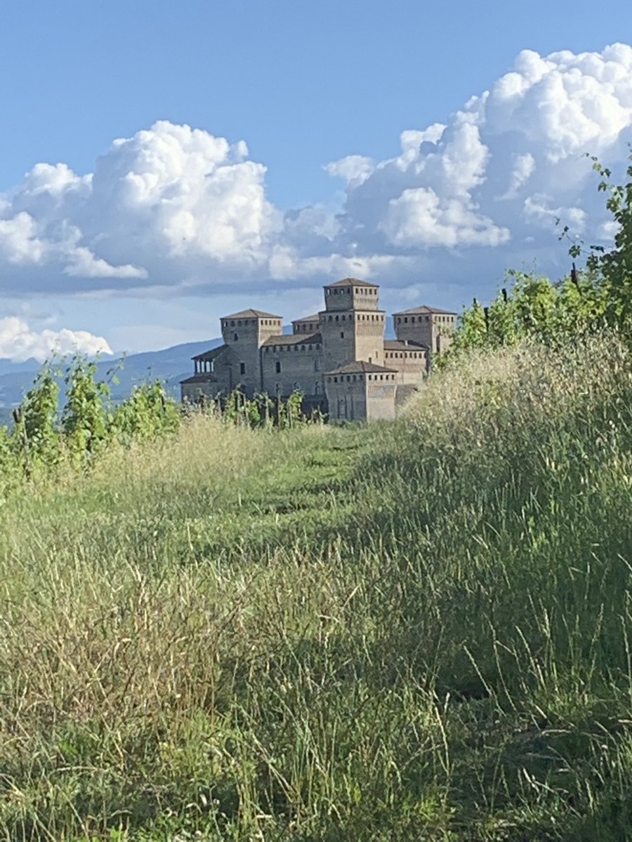 Le mie splendide colline riservano grandi sorprese #castello #Torrechiara #Parma #castellidelDucato #14giugno #ItalianDream #loveItaly #Italy