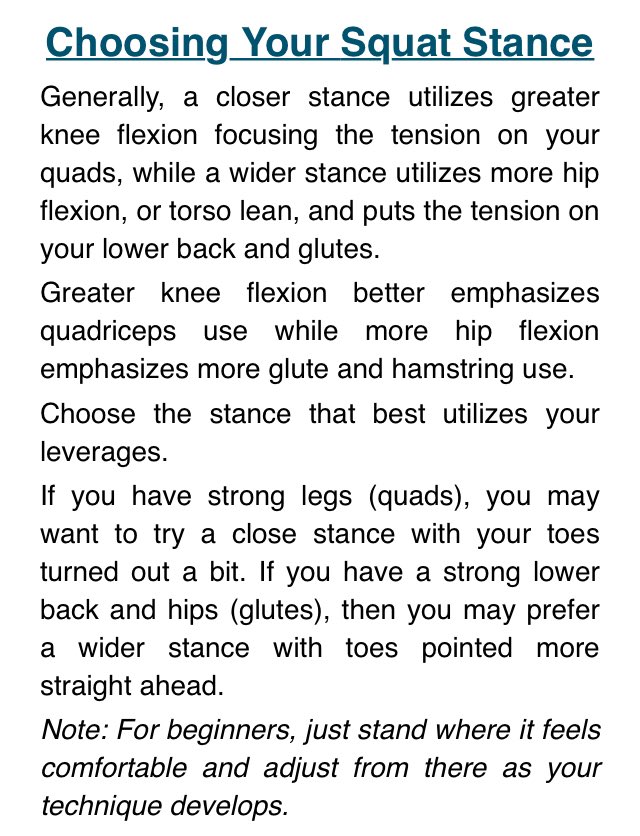 MathiasMethod's tweet photo. ✅ Get our Squat Book to learn more 👉 https://t.co/OZAmnN6Ntx

Do you have a wide, medium, or close stance?

#MathiasMethod #squat #squats #squatstance #legs #glutes #quads #biglegs #squatbook #book #howtosquat #powerlifting #bodybuilding https://t.co/RR6VZp9CsF
