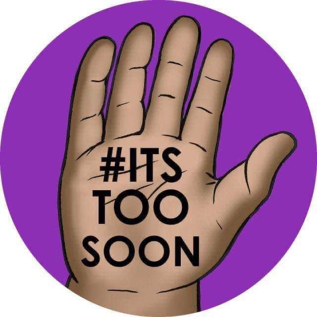 MizJama's tweet image. #JuneTooSoon #ItsTooSoon