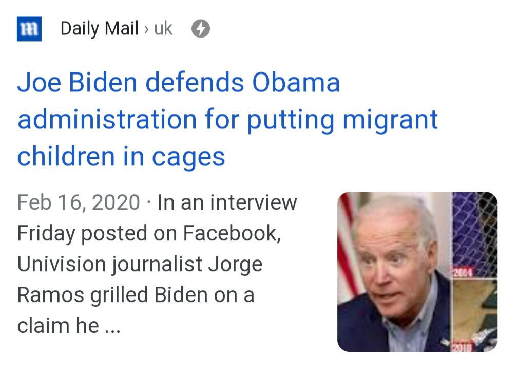 1. When Democrats are in power, the media hides their transgressions and most people stop following politics.Did you know that Obama built the cages for migrant children and that many reported being molested in them, yet he bequeathed them to Trump?Joe Biden even defended it.