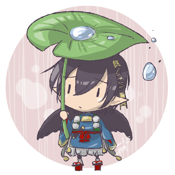葉っぱの傘のtwitterイラスト検索結果