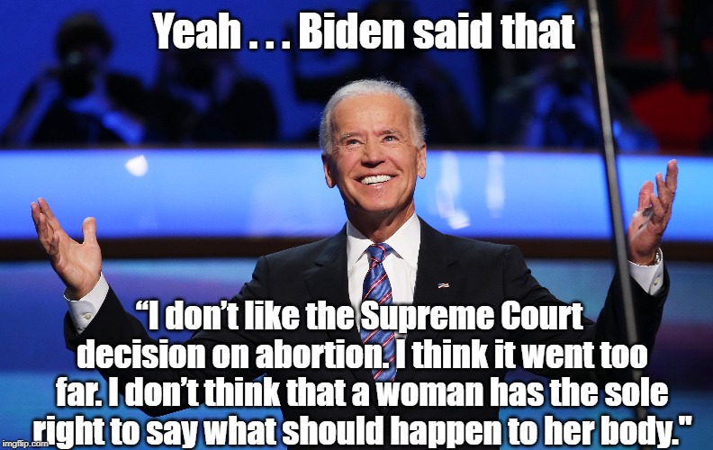 18. It's not Joe Biden