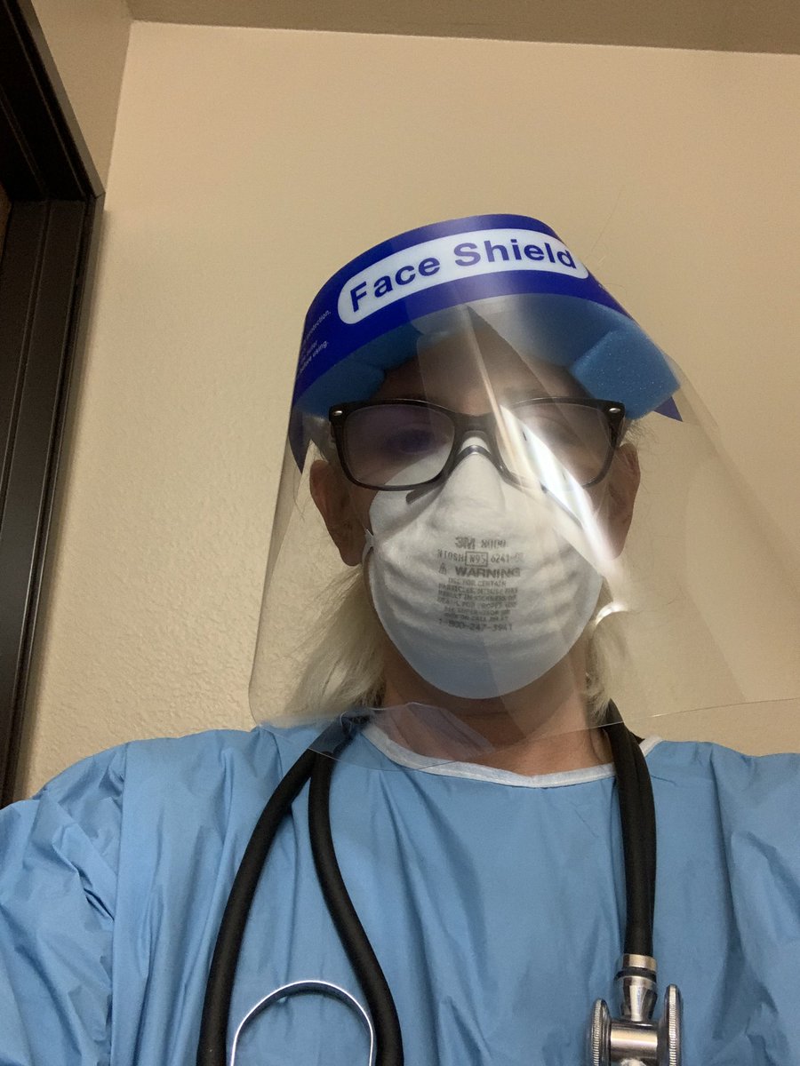 Proud of my wife, Larissa Baca <a href="/LarissaBaca/">Larissa Baca BSN RN 🇺🇸</a>, kicking ass on the front lines today. I love you! 😘 #NoFear