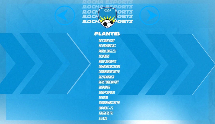 RochaFCeSports's tweet photo. Presentación del equipo para defender la camiseta de Rocha esta temporada en la B de @FUFVeSports 
Muchas Gracias @nzdisenos 
#VamosRocha https://t.co/TilaHDFbzT