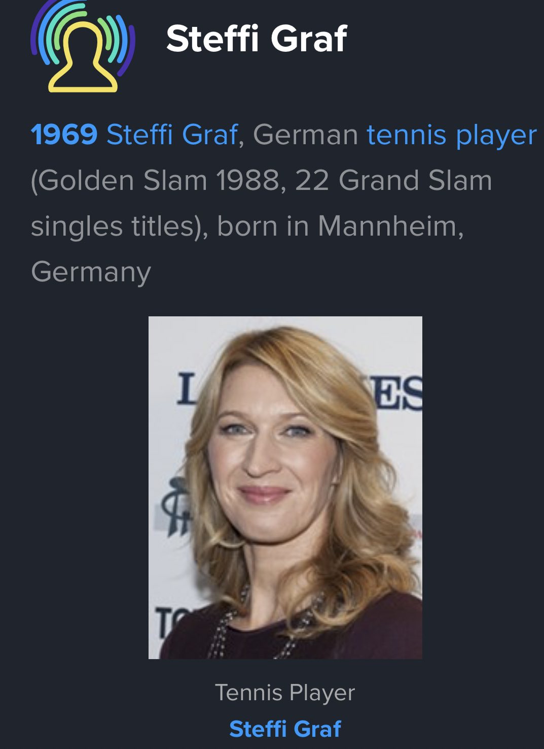 Happy Birthday Steffi Graf !! 