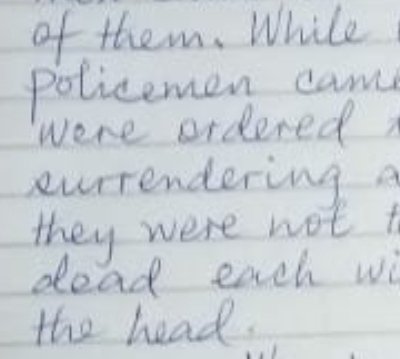 18. My dear mama sent me something she wrote today about her son's murder. You won't see the story, but can connect dots. It's handwritten. I don't know what would compare to the pain of losing a child.  #StopPoliceBrutalityKe