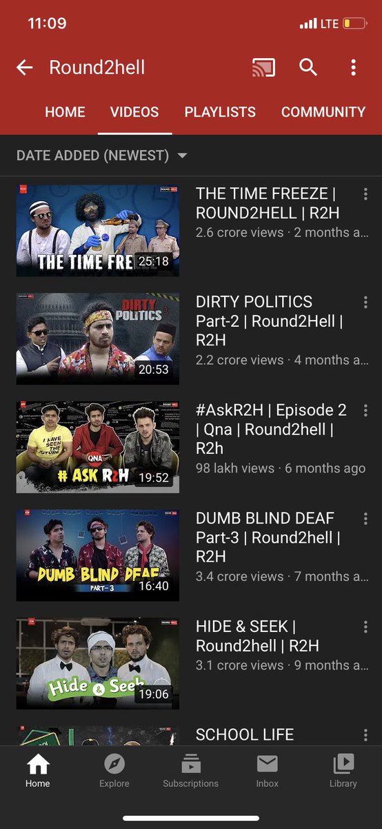 LikeBranded's tweet photo. #round2hell vidio tictoc vs youtube vidio got dilited🙏🏻 #justiceforround2hell 😑 https://t.co/6rPPBykqOi