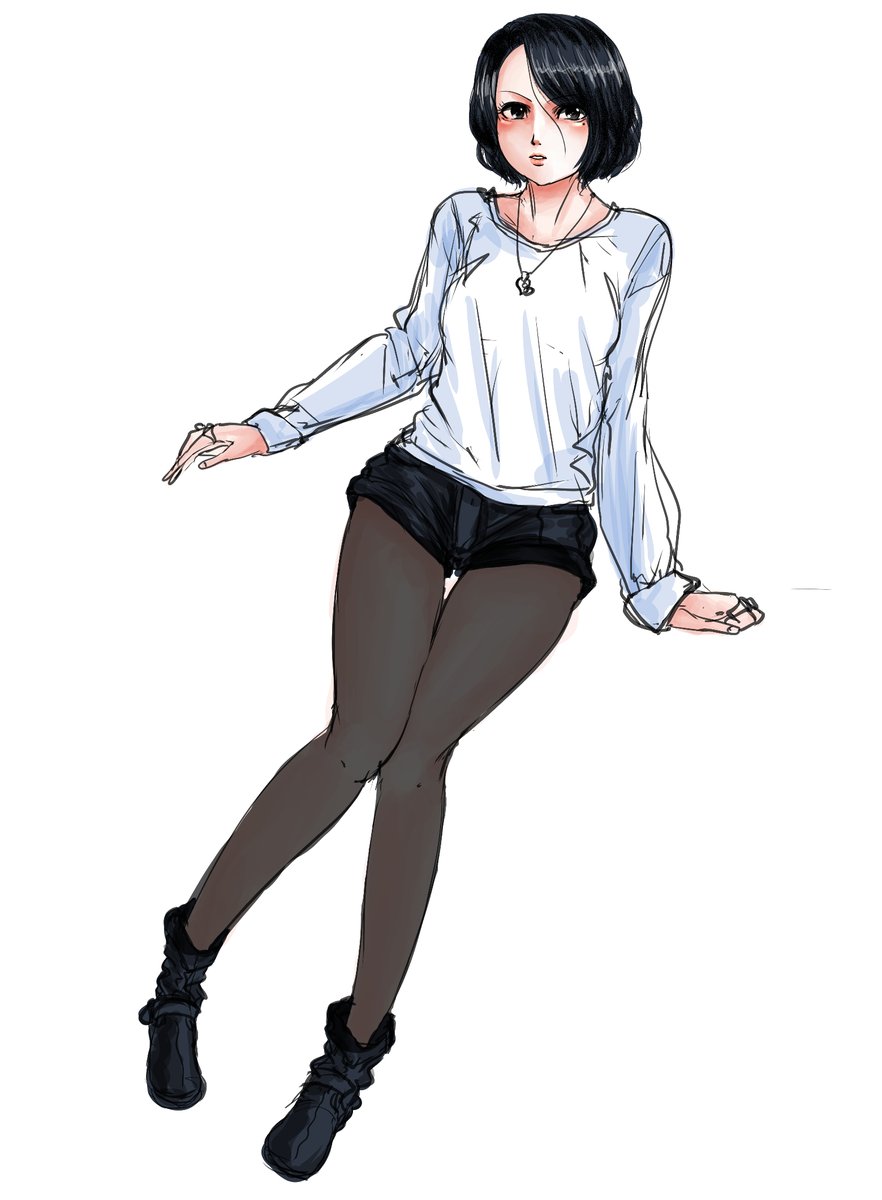 Suzumix Neclove در توییتر 描いてたらびっくりするくらい美人になりました 個人的には根暗ちゃんが好きです 根暗美人