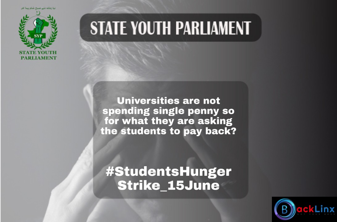 #StudentsHungerStrike_15June 
#HEC_PromoteToNextSemester 
#HEC_JawaabDou pic.x.com/ROt0l7LO8o