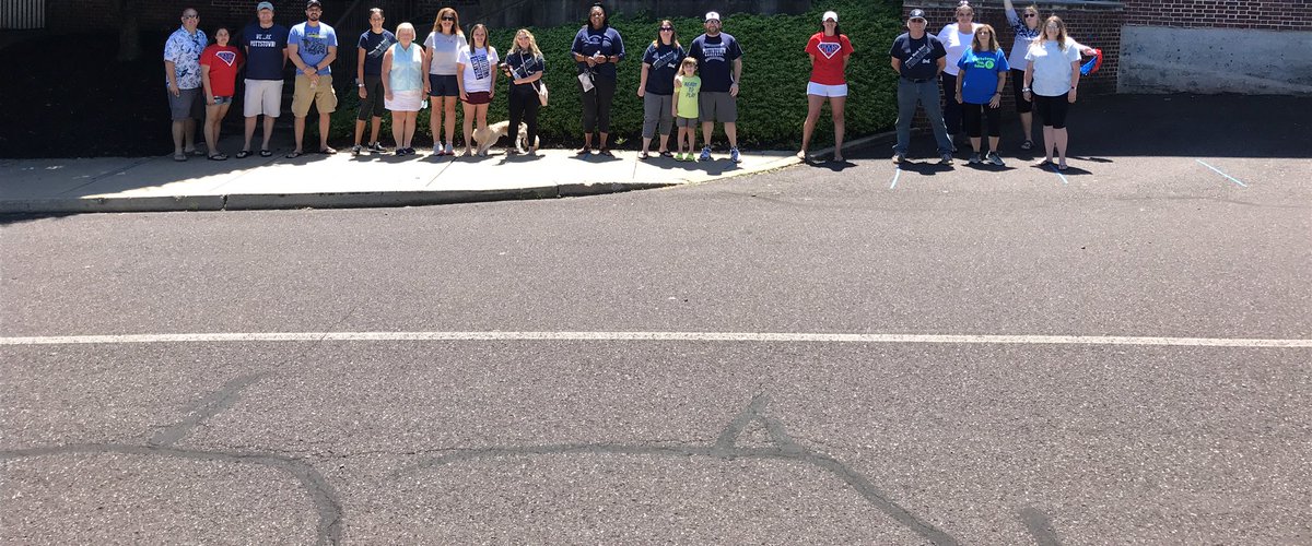 Middle school principal Mr Hostetler and teachers ready for 8th grade moving up car parade <a href="/pottstownschool/">Pottstown Schools</a> <a href="/WEB_PottstownMS/">WEB_PottstownMS</a> <a href="/PottstownMS/">Pottstown MS</a> <a href="/PSDRODRIGUEZ/">Stephen Rodriguez</a> <a href="/PottstownNews/">Evan Brandt</a>