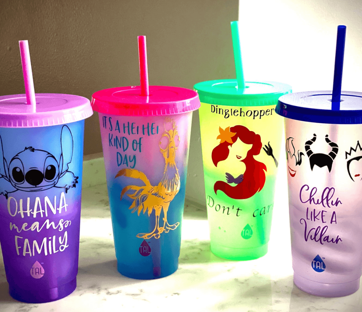 Disney Lilo & Stitch Color-Changing Plastic Cups