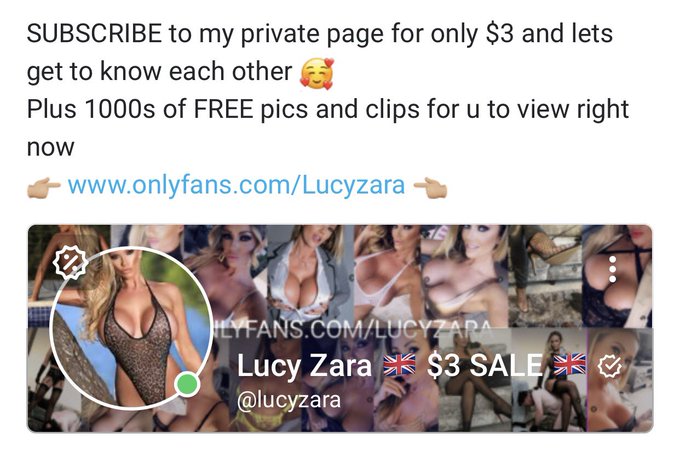 https://t.co/2LuyWKZJe4  ‼️75% OFF‼️👅#onlyfans  @MissLucyZara  @Lucyzaraxx https://t.co/lij5tkzqQF<a href="/tag/onlyfans"class="tags">#onlyfans</a>