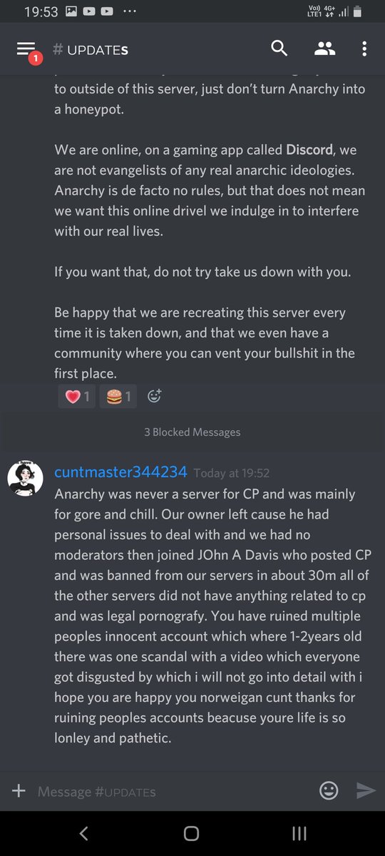 Mortenbergshekelstorm On Twitter When Is Discord Going To Stop Protecting Pedophiles From Law Enforcement On Their Platforms Thread 1 Yesterday I Stumbled Upon Something Incredibly Disturbing I Found An Anarchy Server Full