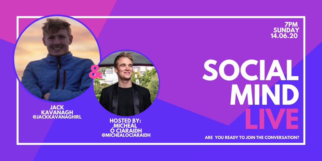 Head over to our Instagram now to catch <a href="/MOCiaraidh/">Micheál Ó Ciaraidh</a> chatting all think motivational and life with <a href="/JackKavanaghIRL/">Jack Kavanagh</a> #SocialMindLIVE