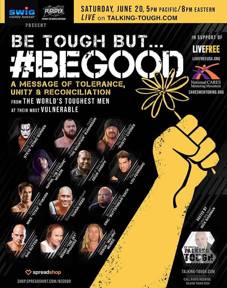 TwoManPowerTrip's tweet photo. Mark your calendar for June 20th!

Because we’re bringing the world’s toughest men together with a message of unity, peace and positivity.

The best part? It’s all for a good cause. 

#BeGood https://t.co/PCchW3ECoQ