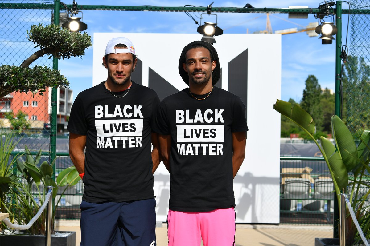 uts_tour_'s tweet photo. #BlackLivesMatter ✊🏿✊🏿✊🏿✊🏿

@DreddyTennis | Matteo Berrettini | @feliciano_lopez | @la_pouille https://t.co/KRgrSqkDpi