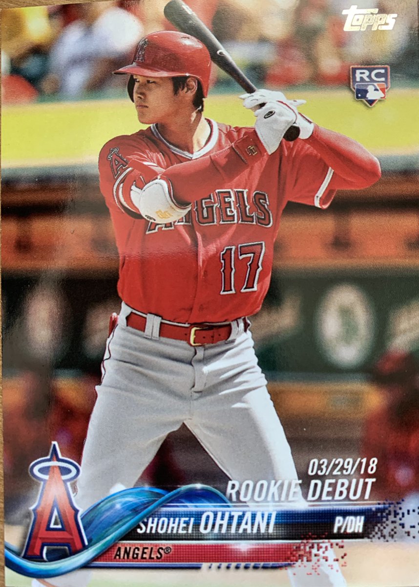 Day 86. Ohtani rookie debut card, 3/28/18.