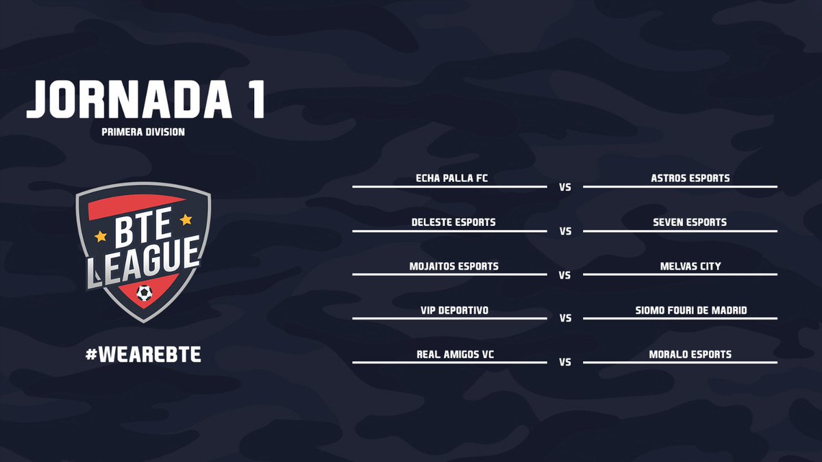 Finalizada la fase de grupos para determinar la división de todos los equipos

Mañana dará comienzo la primera jornada de la liga en ambas divisiones

¡Estamos deseando poder conocer los resultados de los partidos!

👇Puedes ver los enfrentamientos aquí 👇