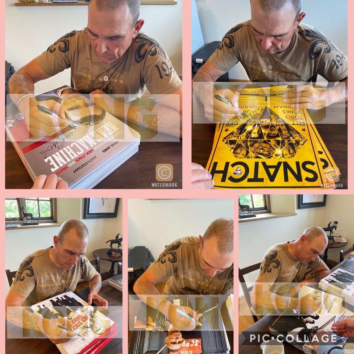 Looking for Fathers Day Ideas ?????

We have a selection of 5 different Signed Vinnie Jones posters for sale .

£30 each inc postage / COA and Signing proof 

Please drop us a DM to order