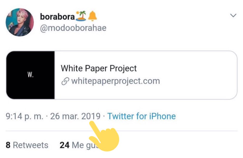 TW: de@th thre@ts When Bora got mad, she brought back the white paper project (which revolves around Nov 2018/the shirt issue) to “prove” she’s not a J/M anti. If he mattered to her more than her reputation she wouldn’t have done it at all. She should know that he received