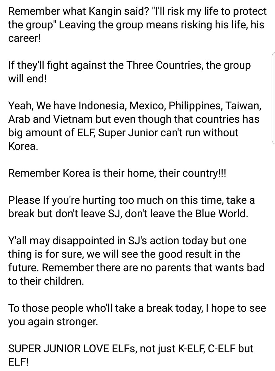 fairysapphireee's tweet photo. How do you love/support a group and just walk away when you have had enough with some of their fans? Just take a rest, please, but don't ever leave them 🥺🥺
Also, stop blaming others
E.L.F FIGHTING 💙💙
@SJofficial
#ELF #IELF #CELF #KELF #JELF https://t.co/TYoUVKcHCH
