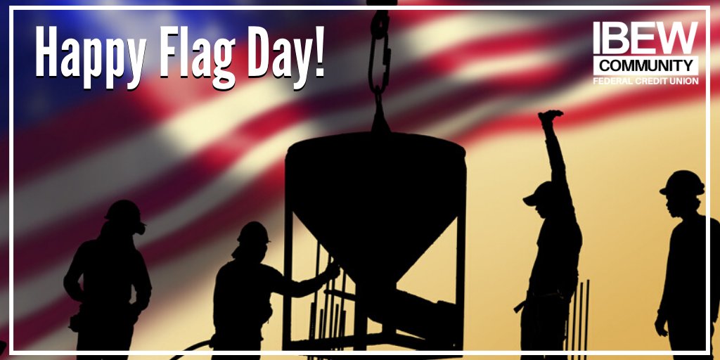 IBEWCFCU's tweet photo. Happy #FlagDay! 🇺🇸 Did you know 🤔 Flag Day commemorates the adoption of the flag of the United States on June 14, 1977 by resolution of the Second Continental Congress?
#HappyFlagDay #FlagDayHistory #Celebration #StarsAndStripes #OfficialFlag #UnitedStates https://t.co/smqreEUH67