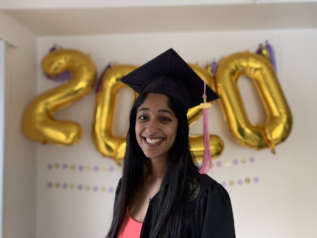 VikYadama's tweet photo. Congratulations Alexa Yadama! So proud of you! #uwsphgrad20 https://t.co/0HD2vEqFdj